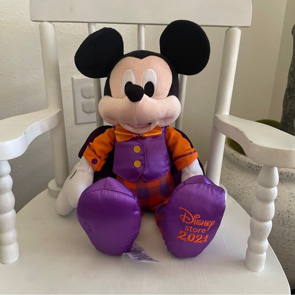 Disney Store Mickey Mouse Plush 15” Halloween Fall Autumn 2021